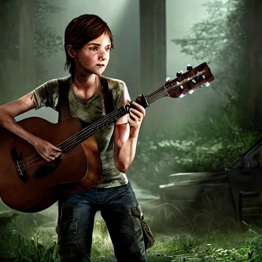 Image similar to ellen paige as ellie in the last of us