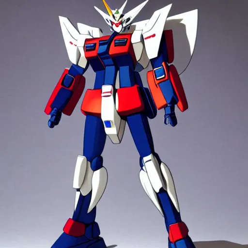 Image similar to cinematic still, full body gundam by fujioka kenki, full body gundam by mamoru nagano