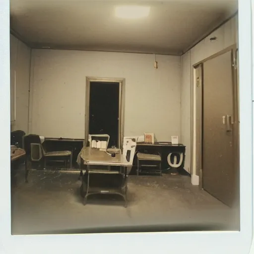 Prompt: polaroid photo of the backrooms, realistic