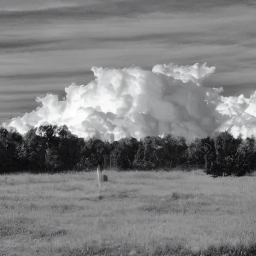 Prompt: clouds mad out of marshmallows,