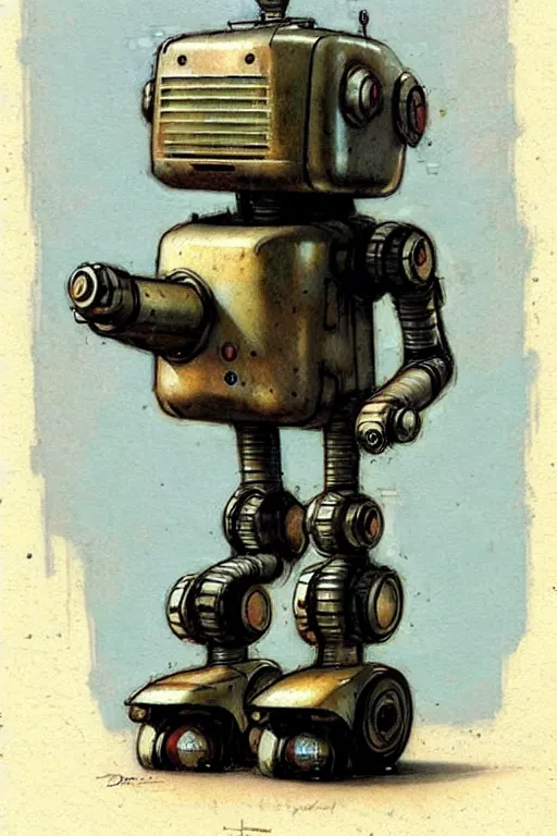 Image similar to ( ( ( ( ( 1 9 5 0 s pulp robot. muted colors. ) ) ) ) ) by jean - baptiste monge!!!!!!!!!!!!!!!!!!!!!!!!!!!!!!