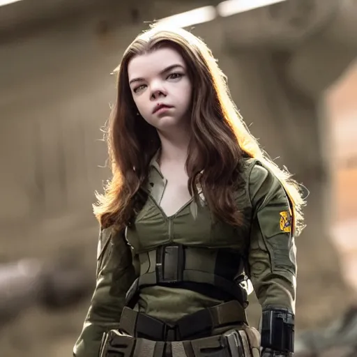 Prompt: anya taylor - joy g. i joe 4 k