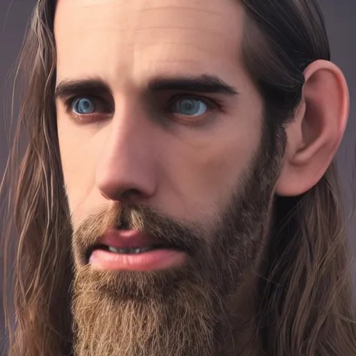 Image similar to hyperrealistic dslr film still of asmongold, long stringy hair, combover, stunning 8 k octane comprehensive 3 d render, unreal engine, perfect symmetry, dim volumetric cinematic lighting, extremely hyper - detailed, incredibly real lifelike attributes & flesh texture, intricate, masterpiece, artstation, stunning