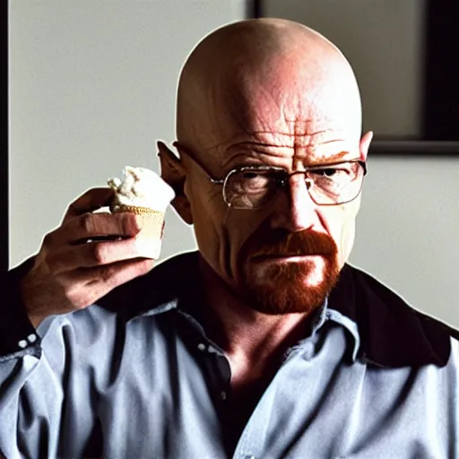 walter white eating an ice cream | Stable Diffusion | OpenArt