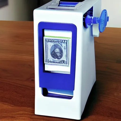 Image similar to frog money printer