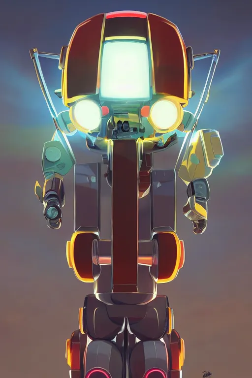 Image similar to metabots medabots medarotto medarot robot minimalist comics helmet mask neon cybereye, behance hd by jesper ejsing, by rhads, makoto shinkai and lois van baarle, ilya kuvshinov, rossdraws global illumination ray tracing hdr radiating a glowing aura