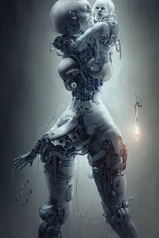 Image similar to Cybernetic Cotton Diaper, digital illustration by WLOP and Seb McKinnon, ultra detailed