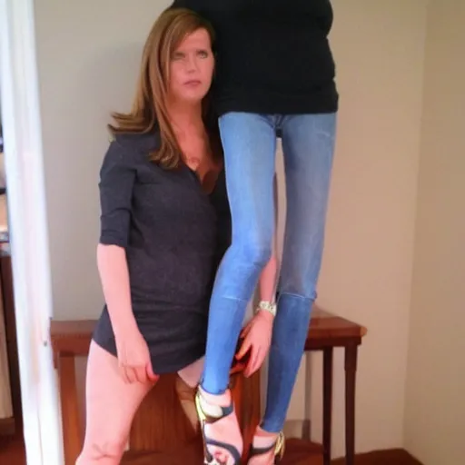 Prompt: momy long legs