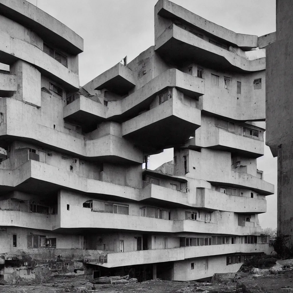 Image similar to the most ugly building by le corbusier