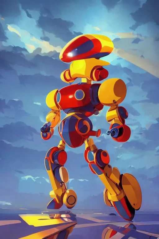 Image similar to metabots medabots medarotto medarot robot minimalist comics, behance hd by jesper ejsing, by rhads, makoto shinkai and lois van baarle, ilya kuvshinov, rossdraws global illumination ray tracing hdr radiating a glowing aura