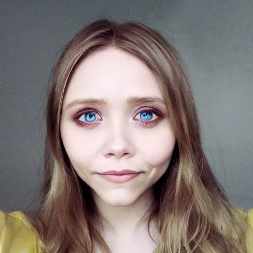 Image similar to Elisabeth Olsen as an anime character