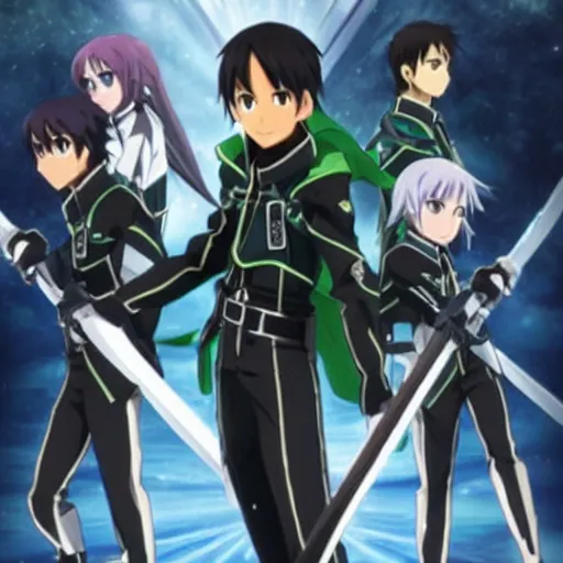 Image similar to Remi Malek as Kirito in Sword Art Online Movie Adaptation