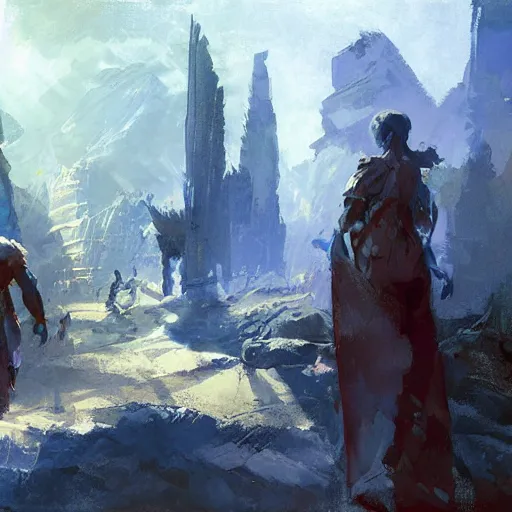 Image similar to the first gods, craig mullins