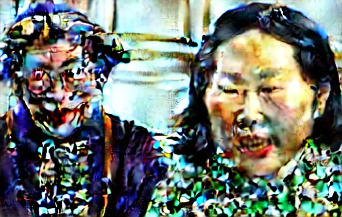 Prompt: Nardwuar interviews the Empress Dowager Cixi in the throne room, video, HD