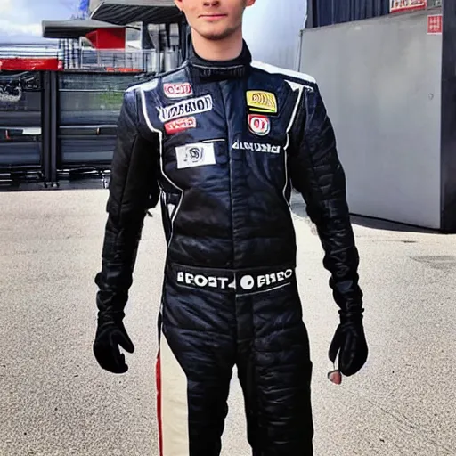 Image similar to “a realistic detailed photo of a guy who is an attractive humanoid who is half robot and half humanoid, who is a male android, Charles Leclerc, shiny skin, posing like a statue, blank stare”