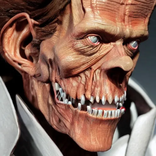 Prompt: animatronic Willem Dafoe by Stan Winston studios, behind the scenes photo, detailed, 4k