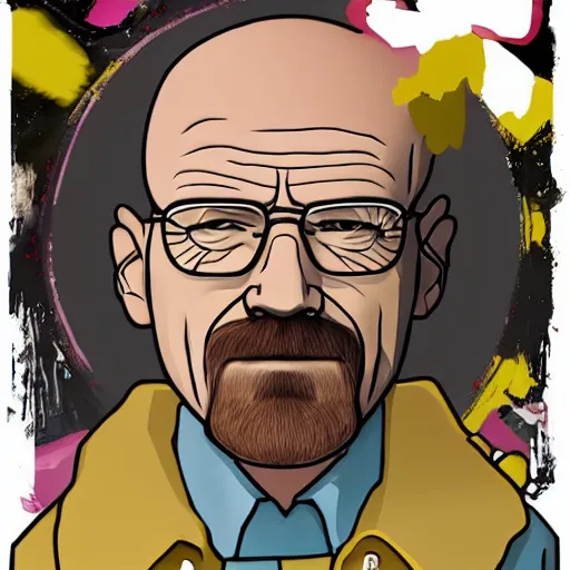 Prompt: walter white, beans styled