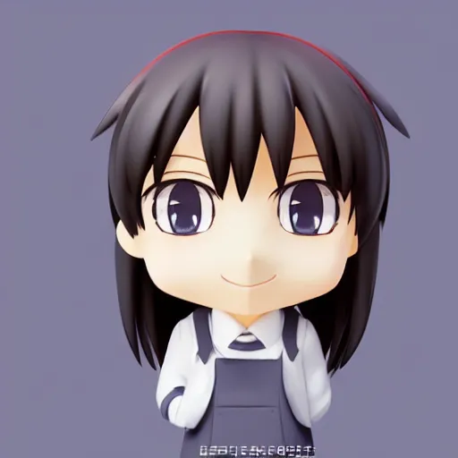 Prompt: character face portrait of a singular kawaii chibi in the sytle of kyoto animation, in simple background, nendoroid eyes, blender, toon rendering, toon shader, anime waifu, ukiyoe
