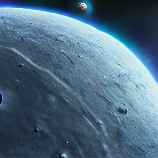 Image similar to planet in space, 4 k, highly detailed, cgsociety, trending on artstion, matte painting, concept art