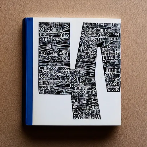 Prompt: alphabet of an unknown language that speak by animals, printed on a book