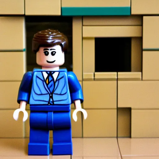 Prompt: michael scott lego