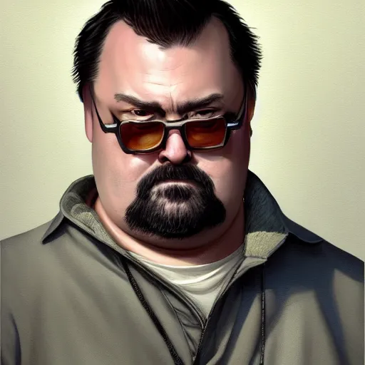 Prompt: ricky from trailer park boys, intricate, highly detailed, digital painting, trending on artstation, concept art, smooth, sharp focus, illustration, unreal engine 5, 8 k, art by artgerm and greg rutkowski and alphonse mucha