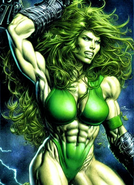 She Hulk(marvel Comics) - v1, Stable Diffusion LoRA
