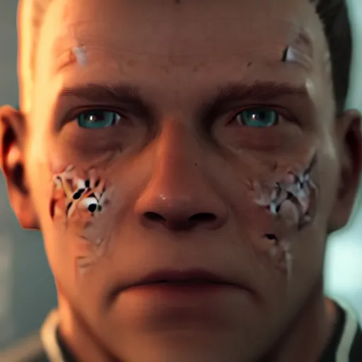 Prompt: Portrait of Markus from Detroit : Become Human