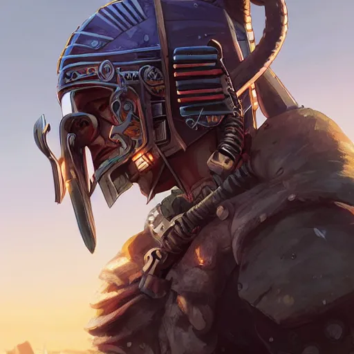 Image similar to cyberpunk viking helmet mask warrior goddess robot ninja fantasy, art gta 5 cover, official fanart behance hd artstation by jesper ejsing, by rhads, makoto shinkai and lois van baarle, ilya kuvshinov, ossdraws