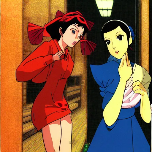 Image similar to princess by satoshi kon