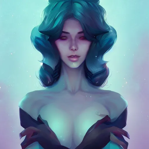 Image similar to a portrait of a beautiful model, art by lois van baarle and loish and ross tran and rossdraws and sam yang and samdoesarts, digital art, highly detailed, intricate, sharp focus, Trending on Artstation HQ, deviantart, unreal engine 5, 4K UHD image