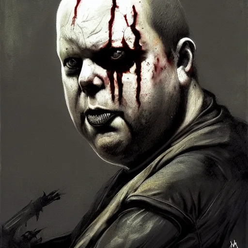 Prompt: black francis or frank black as a zombie, 7 days to die zombie, gritty background, fine art, award winning, intricate, elegant, sharp focus, cinematic lighting, digital painting, 8 k concept art, art by michael hussar, art by brom, art by guweiz and z. w. gu, 8 k