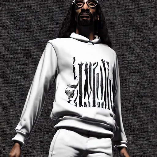 Prompt: hyperdetailed 3 d cartoon render of cartoon snoop dogg in a confident expressive pose, cartoon eyes!!!!! cute cartoon style, white background, low angle shot, cinematic studio lighting, studio quality, octane render, unreal engine 5, trending on artstation, art by sebastian jm, 8 k