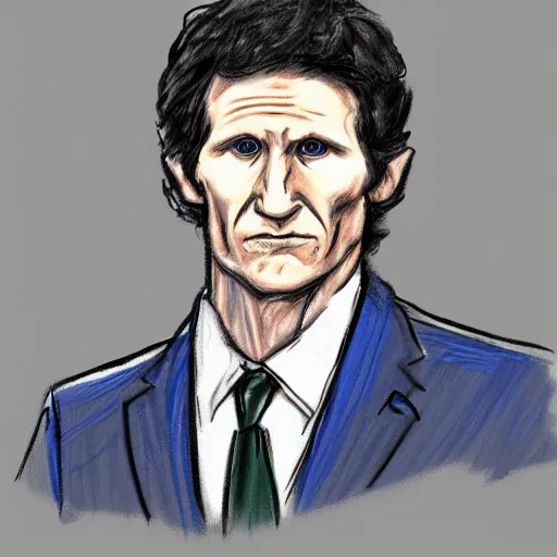 Image similar to todd howard courtroom sketch