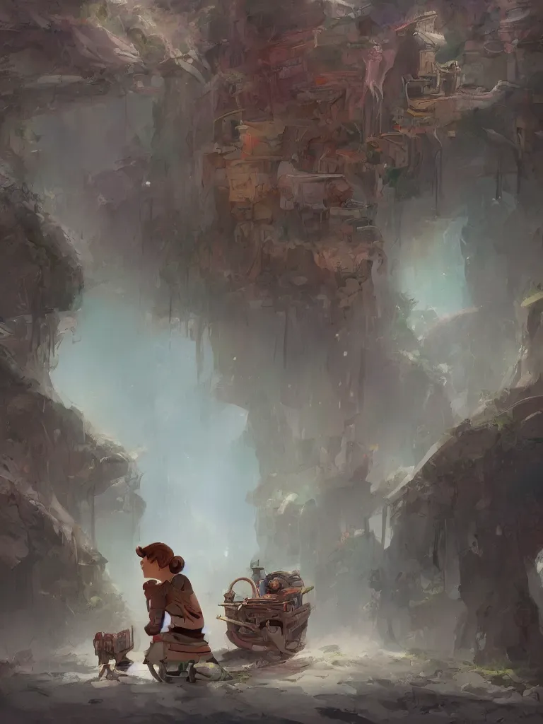 Image similar to emotional by Disney Concept Artists, blunt borders, rule of thirds