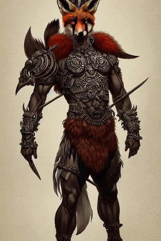 Prompt: digital art, centered full body of an Warrior boy with fox headdress ,intricate, veins, by James Jean and by artgerm , by ross tran, ultradetailed, charachter design, concept art, trending on artstation,