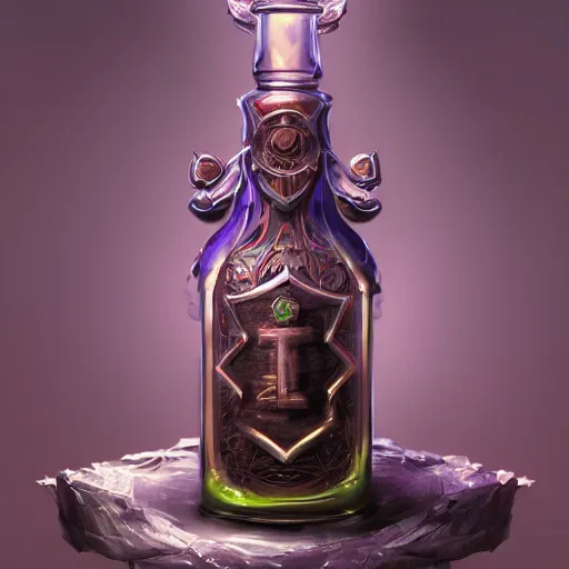 ArtStation - Magic Pink Elixir Potion