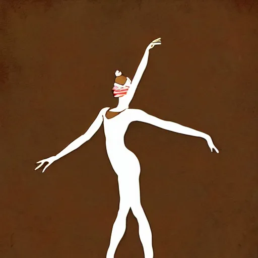 Image similar to prima ballerina, digital art, post apocalyptic, fantasy, calligraphy