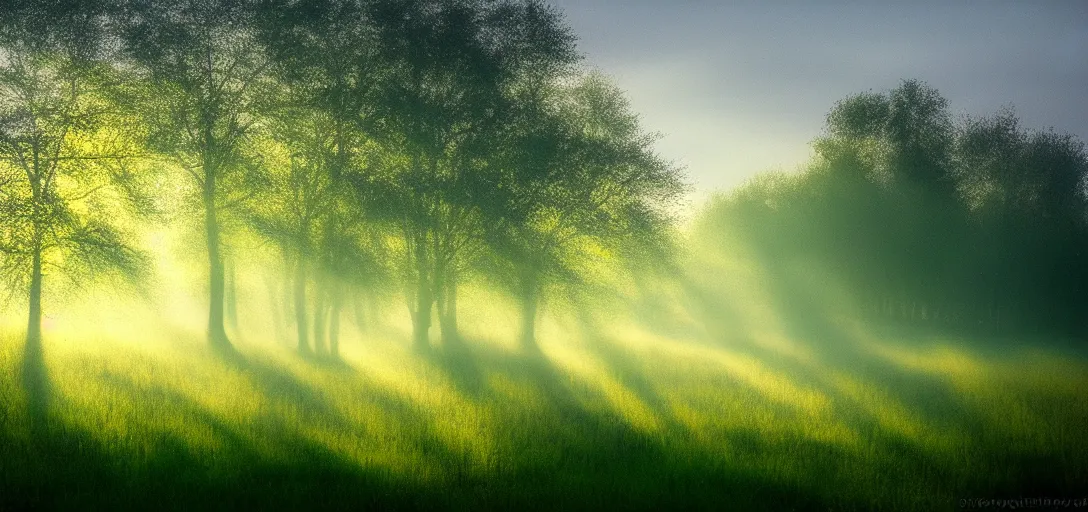 Image similar to diffused light in the meadows