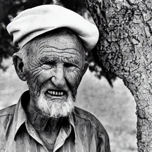 Image similar to photo of an afrikaans oom by ansel adams