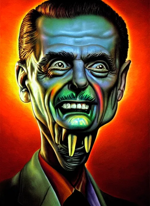 Image similar to subgenius, x - day, aliens, weird stuff, occult stuff, colorful, hyperrealism, dramatic lighting