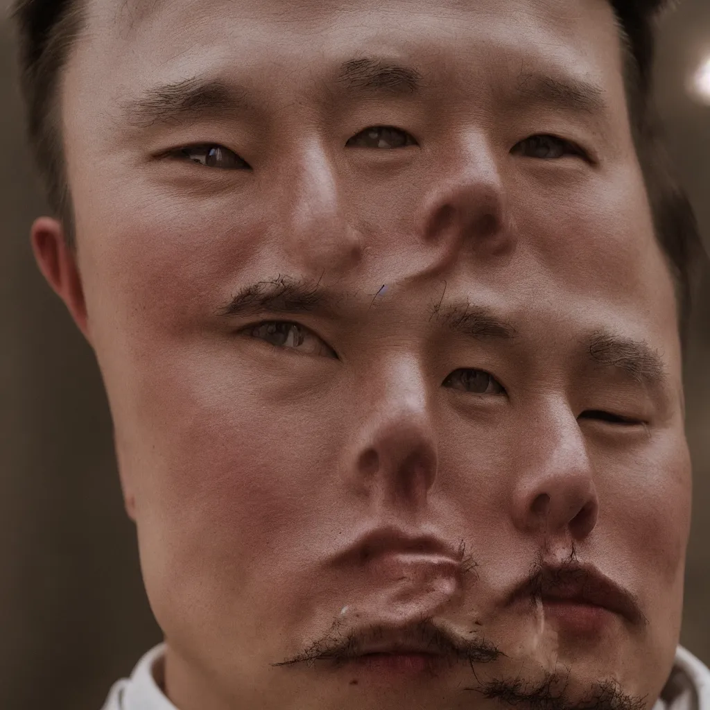 Image similar to ancient mongolian elon musk, close up, cinematic, 5 0 mm