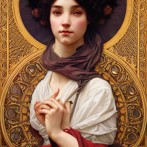 Image similar to the face of god, intricate, art by artgerm and greg rutkowski and alphonse mucha and william - adolphe bouguereau, high detailed, 4 k,