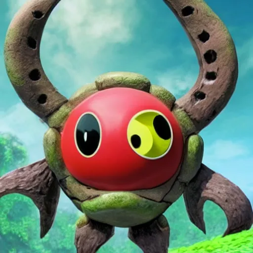Image similar to octorok from the legend of zelda video game, realistic,