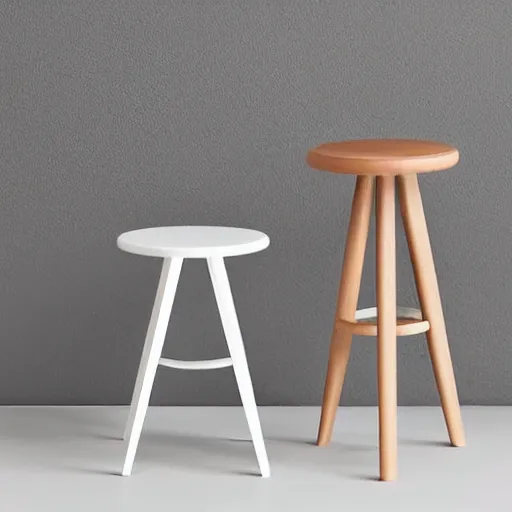 Image similar to a minimalistic stool