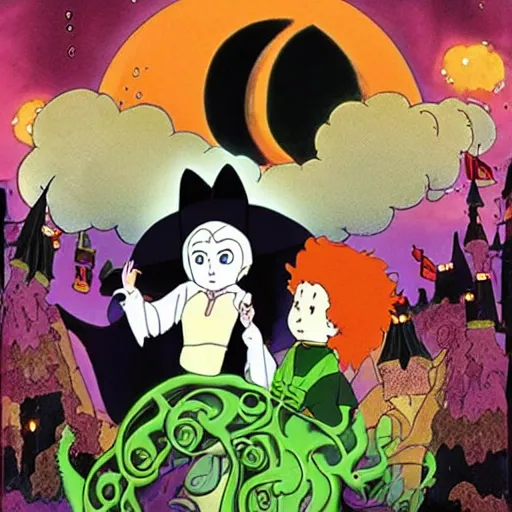 Image similar to hocus pocus movie by studio ghibli