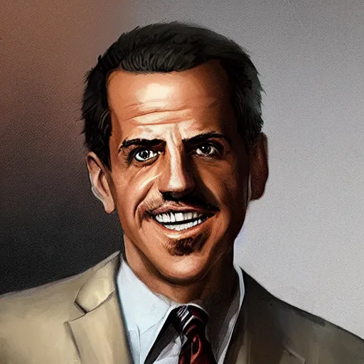 Prompt: hunter biden goes to therapy geog darrow greg rutkowski