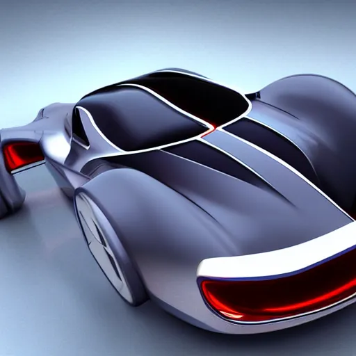 Image similar to futuristic car, photorealistic