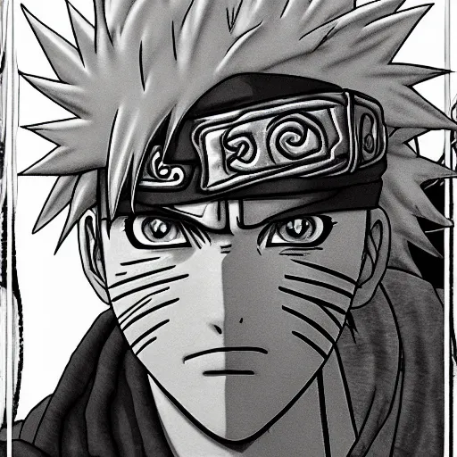 Naruto Face Drawing - Untitled Collection #274777221