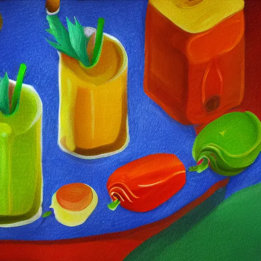 Image similar to juice world as a painting 4K detail